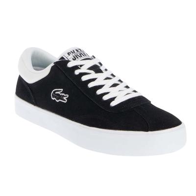 Lacoste - Herren/Damen Unisex Sneaker "Trackserve", Wildleder (Schwarz/Weiß) Image