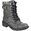 Rocket Dog Damen Bikerstiefel Thunder (Schwarz)