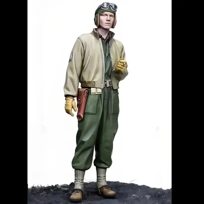 1/16 American Soldier Resin Model White Model, White Model GK, Unassembled and Unpainted Kit