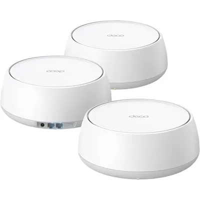 Dual-Band BE5000 WiFi 7 Mesh Wi-Fi System (Deco BE25) | 4-Stream 5 Gbps | 240 Mhz Channels | Covers