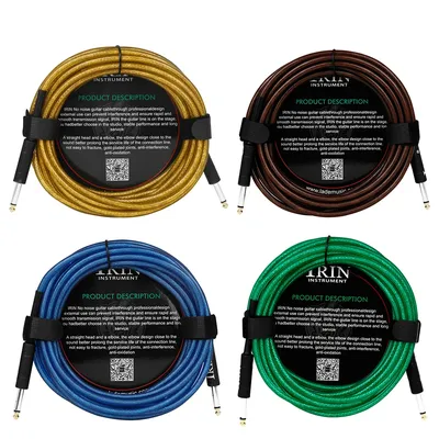 IRIN 6m Audio Connection Cable Guitar Performance Noise Reduction Microphone Audio Connecting