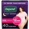 Night Defense Incontinence Underwear for Women, Adult Diapers, Xxl, 40 Count