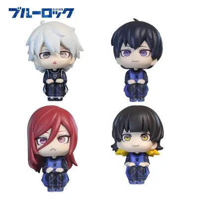 10cm Q Version Blue Lock Anime Figure sagi Yoichi Chigiri Hyoma Nagi Seishiro Figures Collection Model Figurine Doll Toy