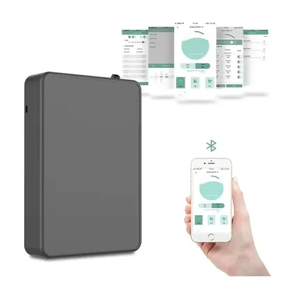 Smart Essential Oil Battery Diffuser Bluetooth App Control Coverage 500m³ Wall Mounted Aroma