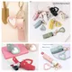 Portachiavi portatile con mini borsa per rossetto con logo personalizzato con specchio Porta balsamo per labbra Custodia protettiva Borsa per trucco Ciondolo per borsa