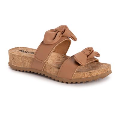Women's Posie Sandal by MUK LUKS in Tan Nappa (Size 9 M)