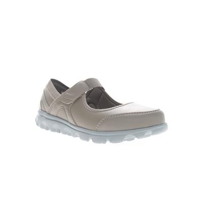 Women's Onalee Mary Jane Flat by Propet in Grey (Size 11 XXW)