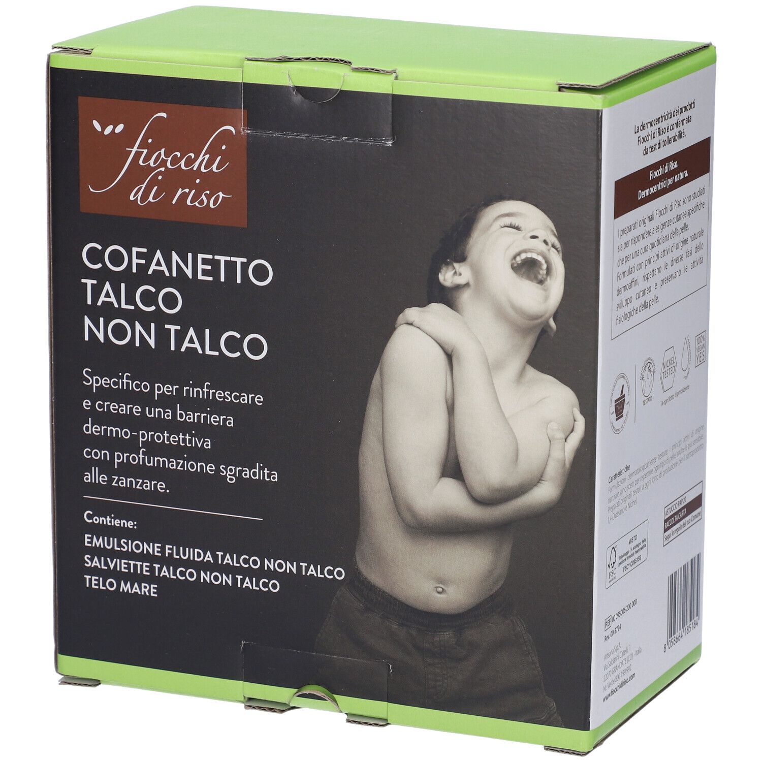 Fiocchi di Riso Cofanetto Talco NON 1 pz Set