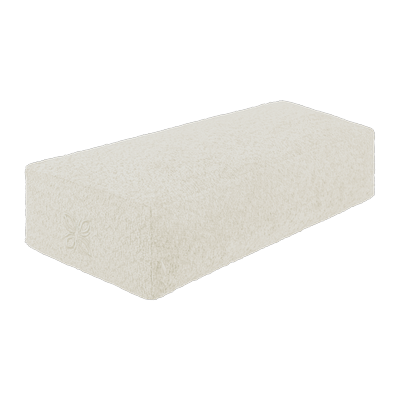 OMNANA CUSHY™ Yogabolster Boucle 65cm MILKY MARSHMALLOW