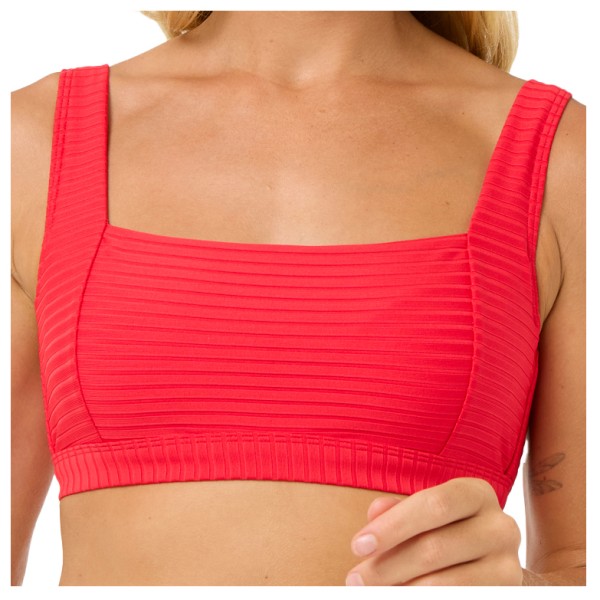 Rip Curl - Women's Premium Surf Crop - Bikini-Top Gr XL - D-Cup rot