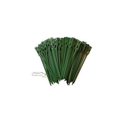 Pflanzenbinder 100 teilig, 13 cm lang in grün Image