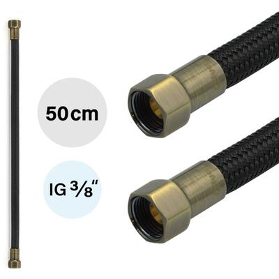 Tucai - Flexschlauch DN8 ig/ig 3/8' -500mm Schwarz Antikes Bronze Image