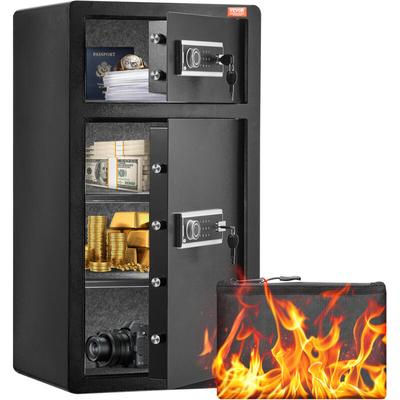 Vevor - Safe Tresor mit feuerfester Geldtasche, Doppeltüren-Safe 7,2 Kubikfuß, 2 höhenverstellbare Image