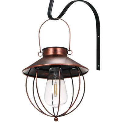Decdeal - 2 pcs Solar Power Vintage P-endant H-anging Light Outdoor Wandleuchte Sensible Image