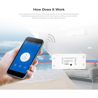 Trade Shop - empfänger schalter 10A wifi android ein aus smartphone smart home mobiltelefon - Image