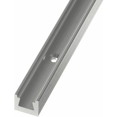 Keilverbinderschiene gebohrt, 115 mm, Aluminium blank Image