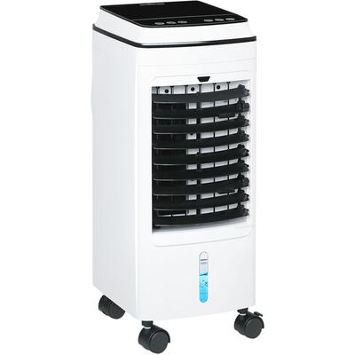 3 in 1 Mobile Klimaanlage mit Luftbefeuchtung Wasserkühlung 60° oszillierendes 4L Klimagerät mit 8h