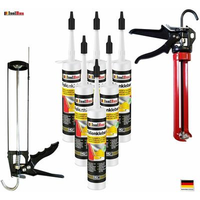 Isolbau - Folienkleber 300 ml Auspresspistole Dichtmasse Dampfbremse Dampfsperre Variante Bitte Image