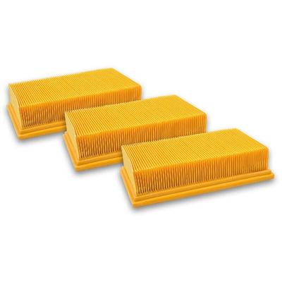 3x Flachfaltenfilter kompatibel mit Fein Dustex 25 l Staubsauger - Filterelement - Vhbw Image