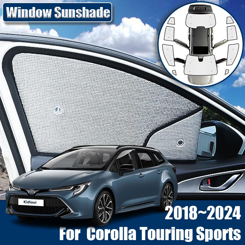 Für Toyota Corolla Touring Sport e210 2018 ~ 2024 Zubehör Aut ofens ter Visiere deckt Anti-UV-Sonnenschutz Innenteile Image