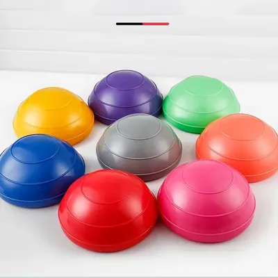 Bosu Ball Exercise Trainer Inflatable Half Exercise Ball with Nonslip Base Yoga Balance Ball for