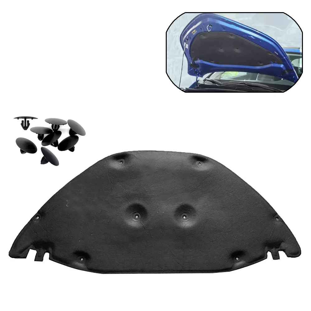 Für Toyota C-HR CHR 2018-2022 Front Hood Motor Isolierung Pad Motorhaube Sound Hitzeschild Wärmedämmung Matte Baumwolle Image