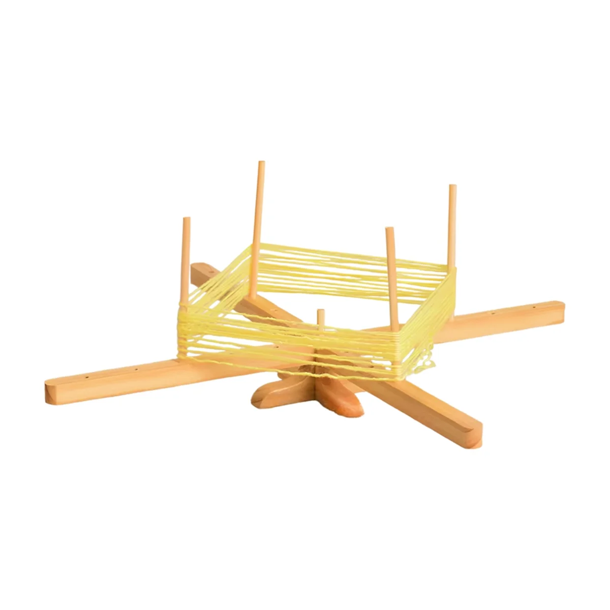 A77I Holz Garn Wicklung Rack Haushalt Holz Handgemachte Wolle Garn Wicklung Rack Rotierenden Garn Ball Rack