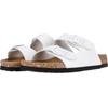 Sandale CRUZ "Whitehill W cork sandal", Gr. 41, weiß, Synthetik, sportlich, Schuhe