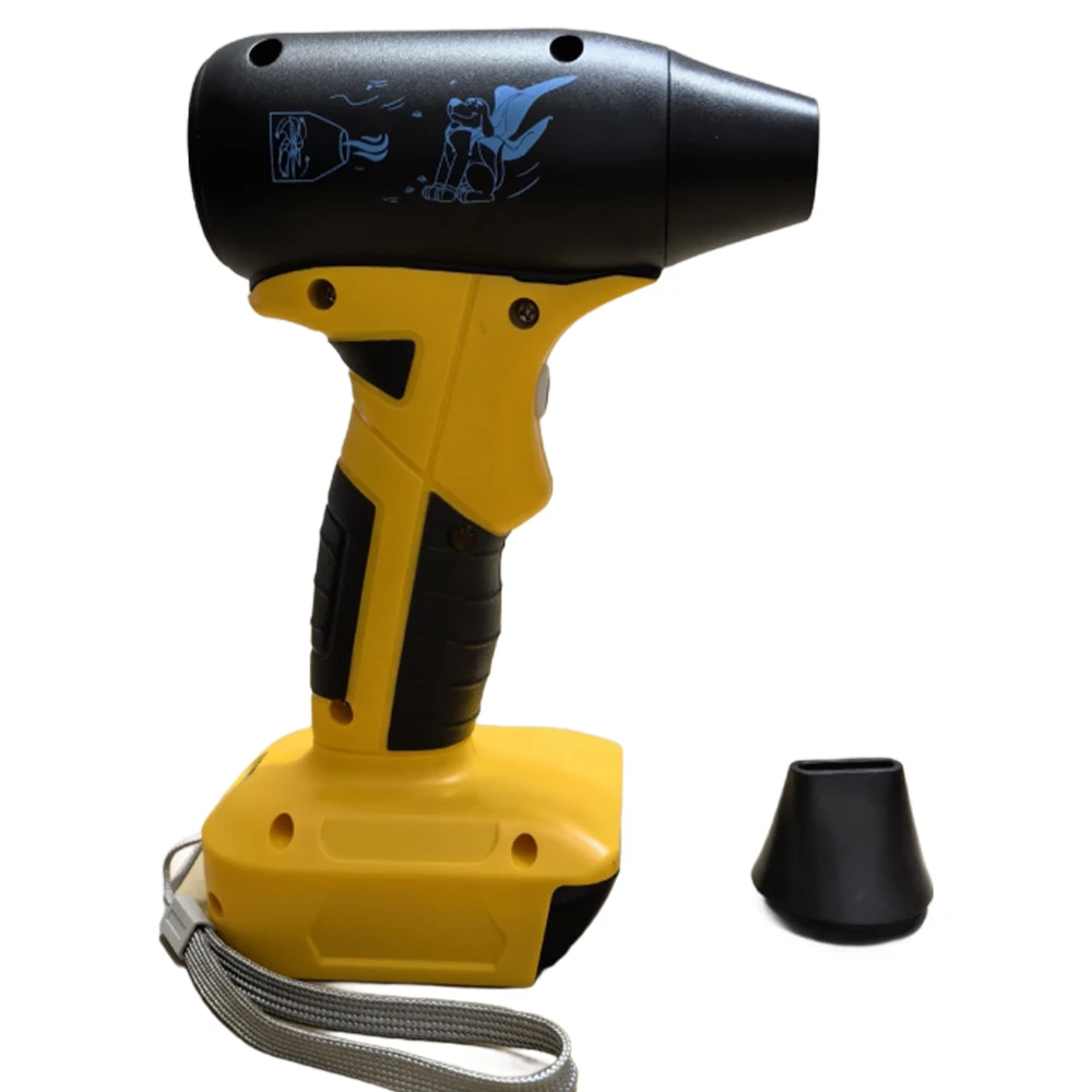 18 V bürstenloser Mini-Motor, Hochleistungs-Akku, Luftgebläse, Geschwindigkeit, Wind, 45 m/s, kabelloses Staubentfernungsgebläse für Makita Dewei-Akku Image