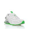 Sneaker PLEIN SPORT "Ps", Gr. 48, 0105, weiß, grün, Schuhe