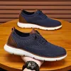 Große Größe 39-48 Gestrickte männer Casual Schuhe Sommer Atmungsaktive Leichte Turnschuhe Für Männer
