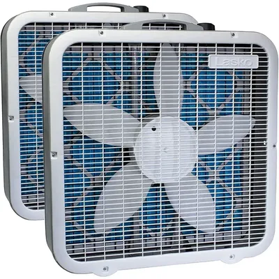 Lasko Air Flex Steel Portable Home Office 3 Speed Air Purifier Machine Box Room Fan with Manual