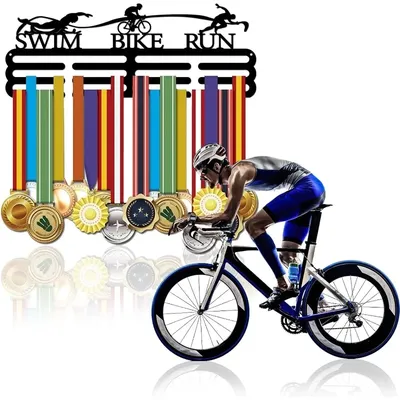 1 pc Triathlon Medal Hanger Display Competition Medal Holder Iron Sports Medals Display Frame Iron Medal Hook