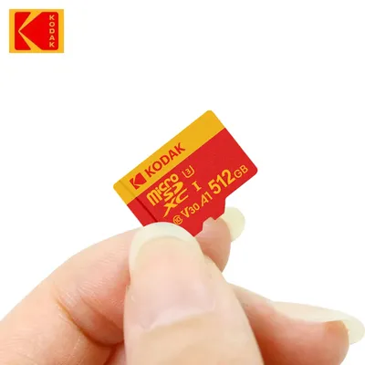 Kodak Microsd Card C10 32GB 64GB Memory Card with SD Adapter Storage Card Class10 U3 4K High Speed