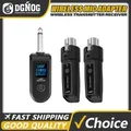 Sistema adattatore XLR da 2,4 GHz Sistema ricevitore trasmettitore microfono wireless per microfono dinamico Sistema PA mixer audio per chitarra
