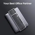 UGREEN Tastiera Senza Fili Bluetooth 5.0 2.4G Russo/Coreano/EN 99 Copritasti Per MacBook iPad PC Tablet USB C Tastiera Ricaricabile
