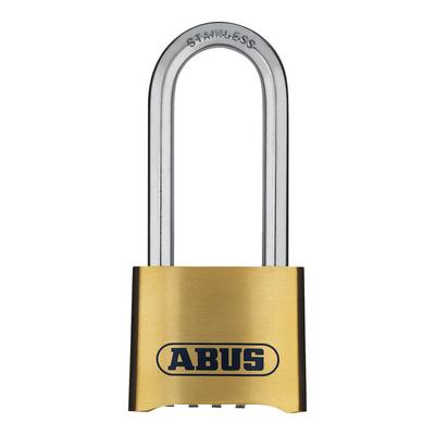 ABUS 180IB/50HB63 Brass Combination Padlock with Stainless Steel Shackle 15813