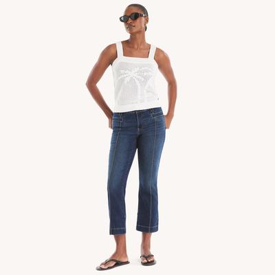 Nautica Women's Mid-Rise Demi Bootcut Denim Breeze, 6