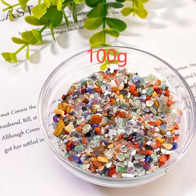 TEMU 50g/100g Stone Chips, 1-5mm Geometric Patterns, Making Kit, Party Decorations, Crystal Ornaments For Tabletop Display, Ideal For Valentine's Day & Christmas Gifts Image