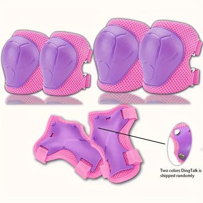 TEMU Set Of Protective Gear For 's Cycling, Wheels, Scooters, Ice Skates, And Balance Bikes To Prevent Falls - Including Kneepads, Leggings, And Elbow Pads, Thickened Protection! ! Kids' Joy Image