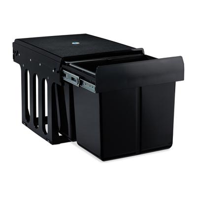 TEMU Trash Can 2x15 , Space-saving Kitchen Waste Bin With Extension, , Easy To Clean, 2-fold Waste Image