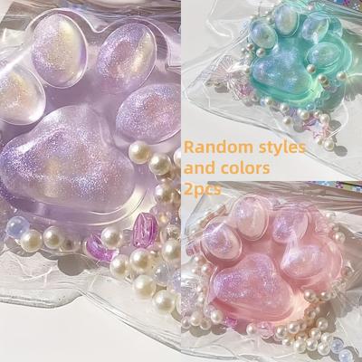 TEMU Cat Paw Toys, Christmas Present, Handmade Big Cat Paw Silicone Cat Toys, Simulated Cat Paws, Cat Toys, With The Kitten, Small Pet Toys Image