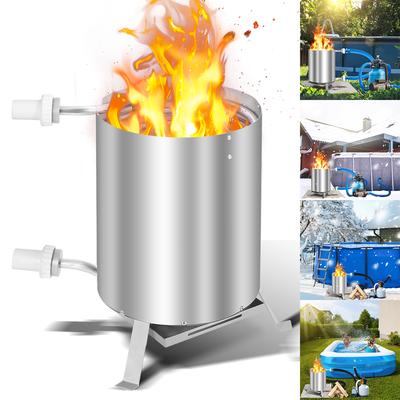 TEMU Pool Heater For Heating Hot Water Pools 1.4-1.5 Inch Waterproof Moisture Resistant Material Fire Bucket Image