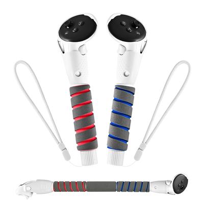 TEMU Transnovo Grip Attachment Compatible With Oculus/ 3s/quest 3 Controller Accessories, Vr Gorilla Tag Long Arm Joystick, Handle, Extension Grip For Vr Games Image