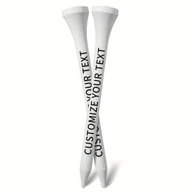 TEMU 80pcs Personalized Golf Ball Pins, Custom Text On Golf Tee, Gifts For Lovers, Image