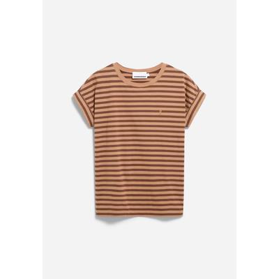 IDAARA STRIPES - Frauen Loose Fit T-Shirt - mehrfarbig (Größe: L) Image
