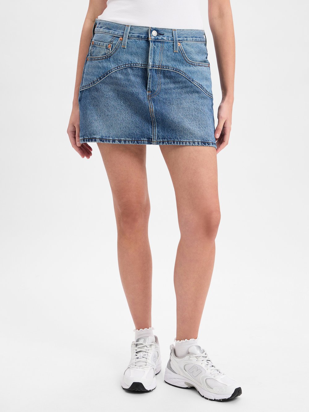 Levi's Mini-Jeansrock Damen light stone, 27 Image