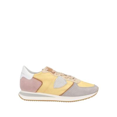 Sand Sneakers Leather, Textile Fibers - Natural - Philippe Model Sneakers