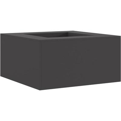 Vidaxl - Feuerschale Quadratisch Schwarz 80x80x40 cm Stahl Image