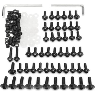 Motorrad-Verkleidungsschrauben-Schraubclip-Set für Yamaha yzf R6 1999 2000 2001 2002 – Schwarz Image